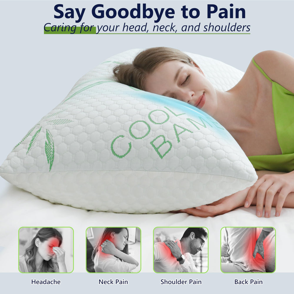 DGPEAR almohada en cama estilo dormitorio demostrando confort nocturno