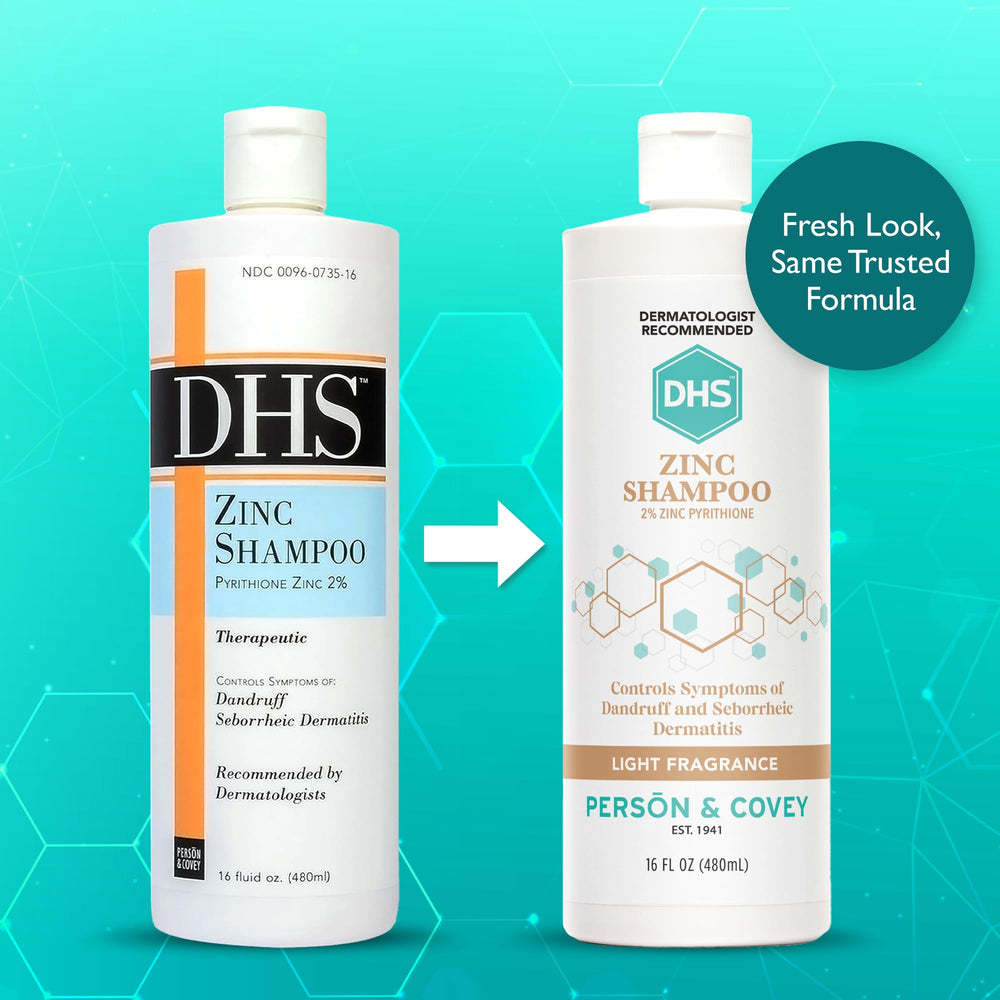 DHS champú zinc espuma cremosa mostrando textura suave para limpieza eficaz