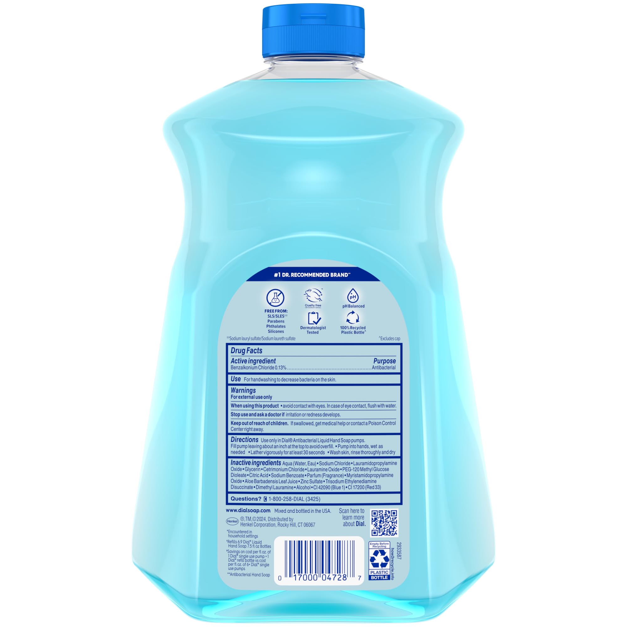 Dial pack de 3 botellas ideal para reposición y ahorro