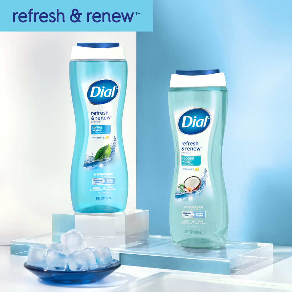 Dial gel en uso con esponja mostrando fácil aplicación y enjuague