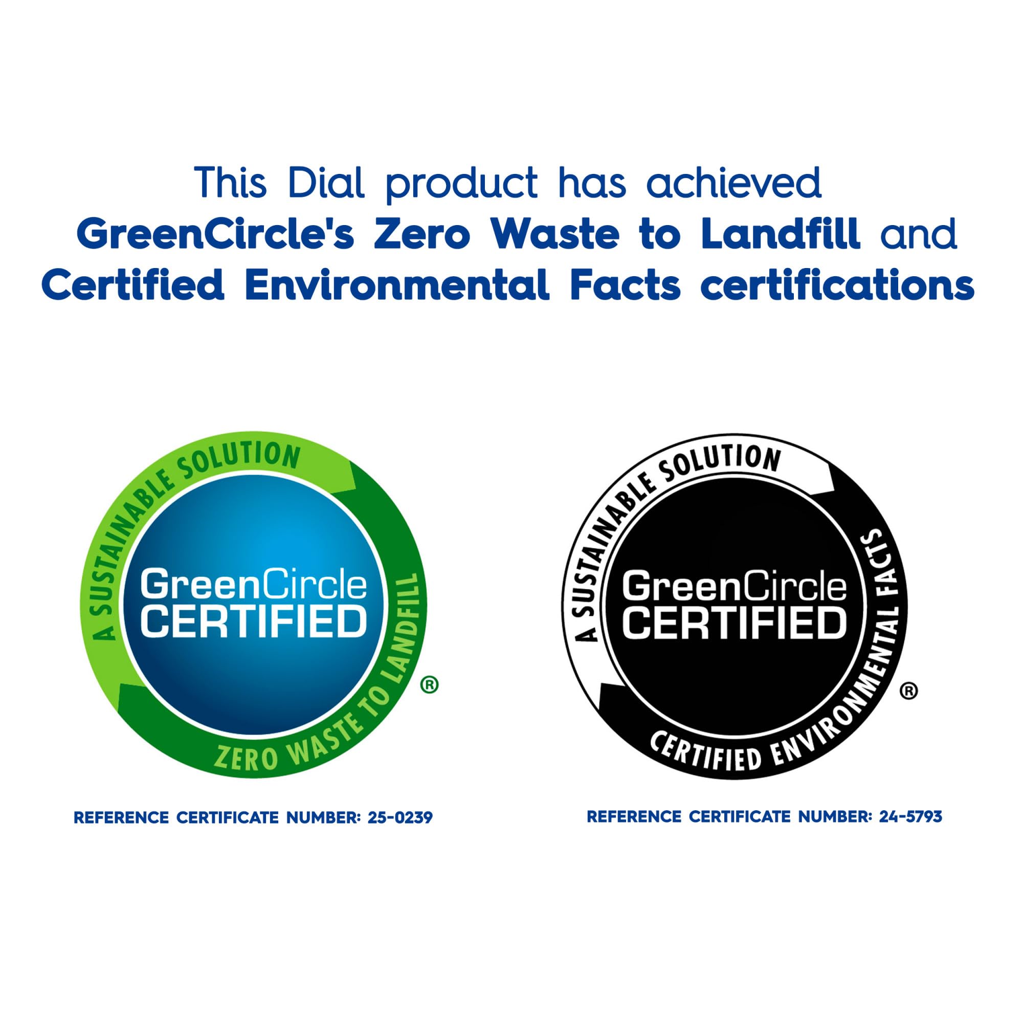 Dial sellos de certificación sostenible mostrando responsabilidad ambiental