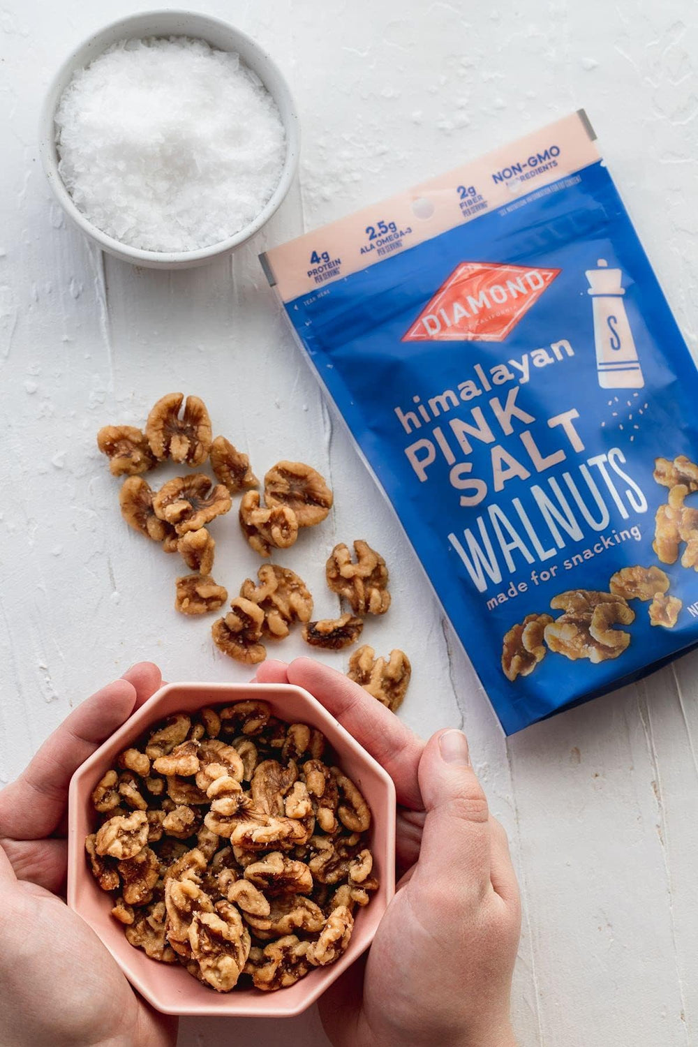 Diamond of California bol con nueces listo para snack saludable inmediato