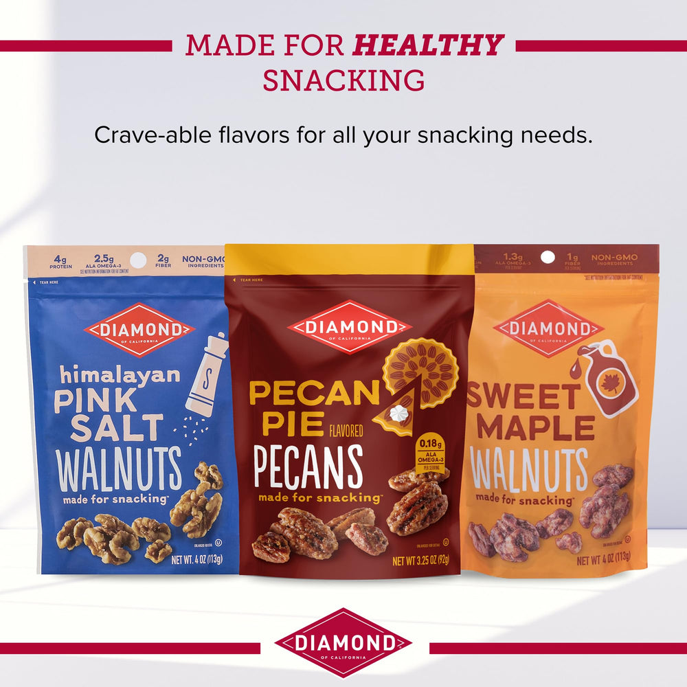 Diamond of California nueces como topping en ensalada aportando crujiente