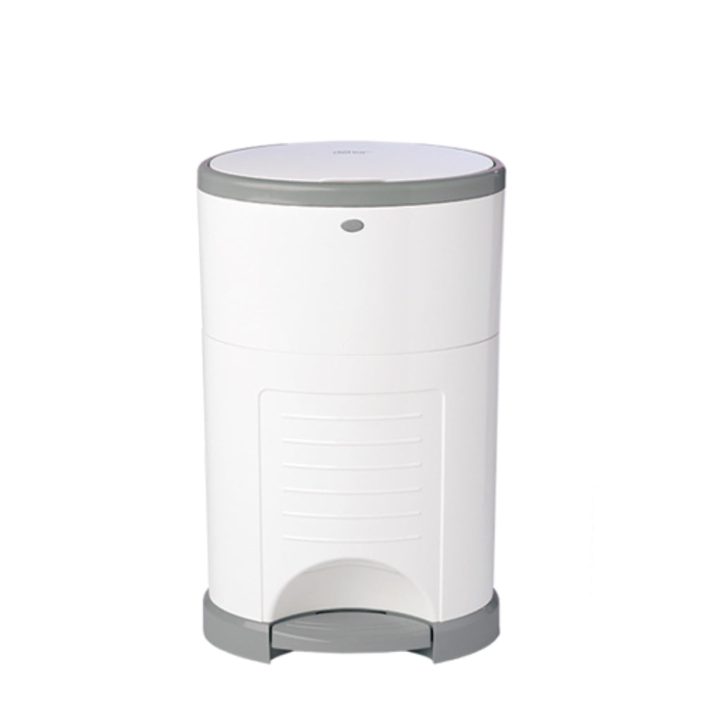 Diaper Dekor EKO Classic frontal mostrando diseño blanco y capacidad práctica