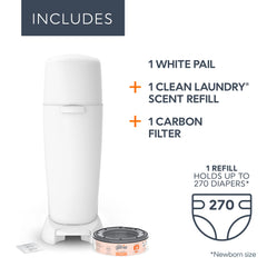 Diaper Genie pedal manos libres para apertura higiénica y rápida