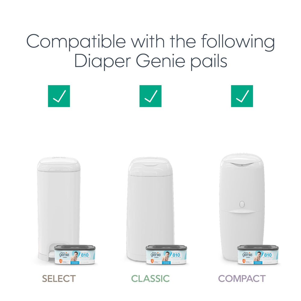 Diaper Genie recarga en uso durante cambio de pañal para mayor higiene