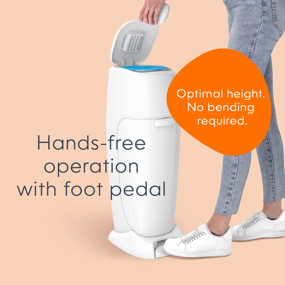Diaper Genie recambio multicapa mostrando gran capacidad y protección