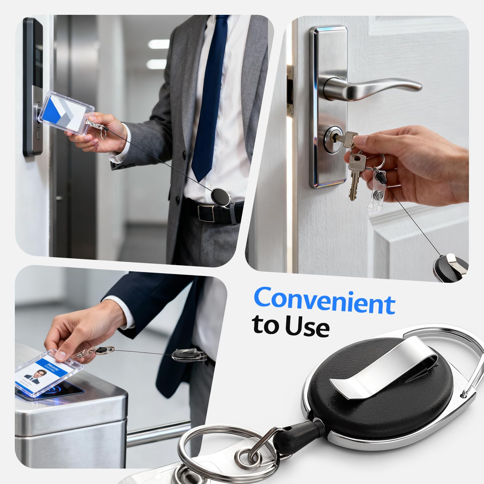 Diateklity uso en uniforme, acceso rápido a credencial en trabajo activo