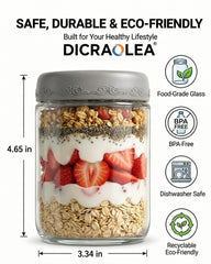 DicraoLea detalle vidrio borosilicato resistente que evita olores y manchas