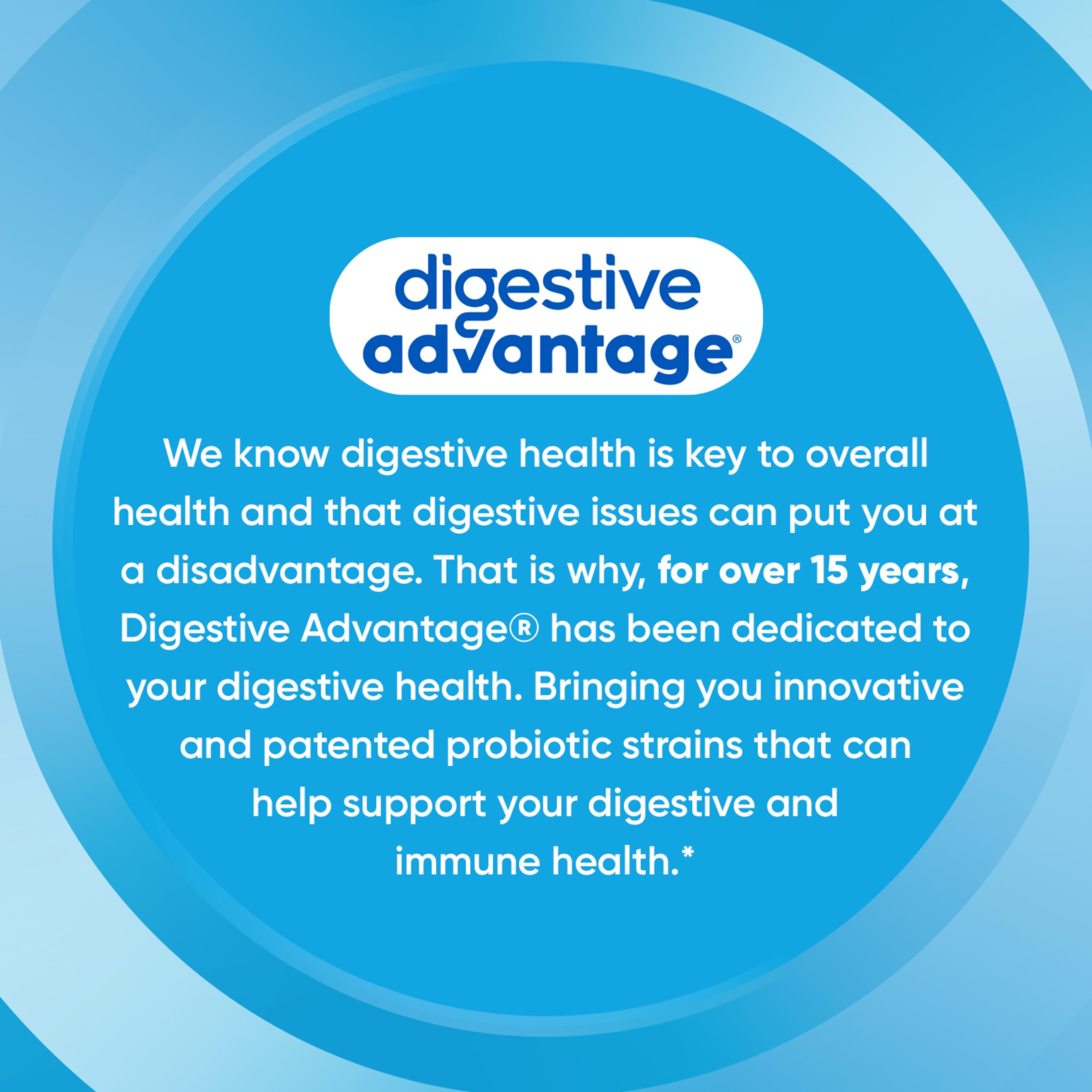 Digestive Advantage envase en una cocina moderna indicando integración en la rutina