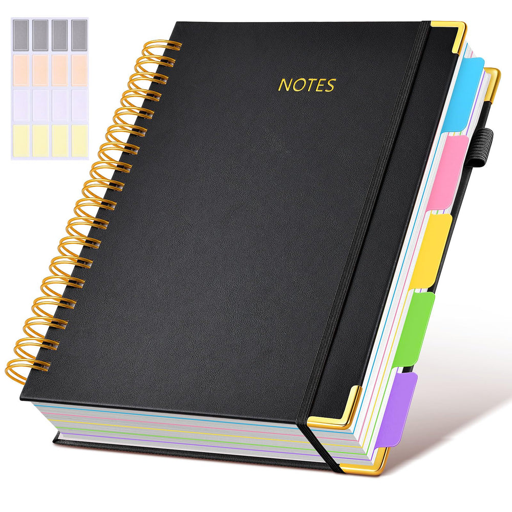 dilitego portada hardcover negra protegiendo notas con aspecto profesional