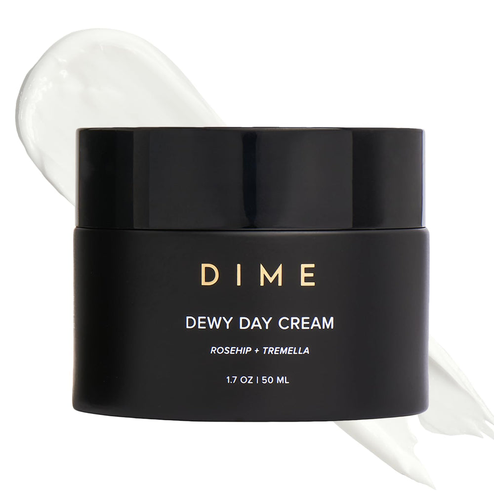DIME Dewy Day Cream vista frontal mostrando diseño y beneficios hidratantes