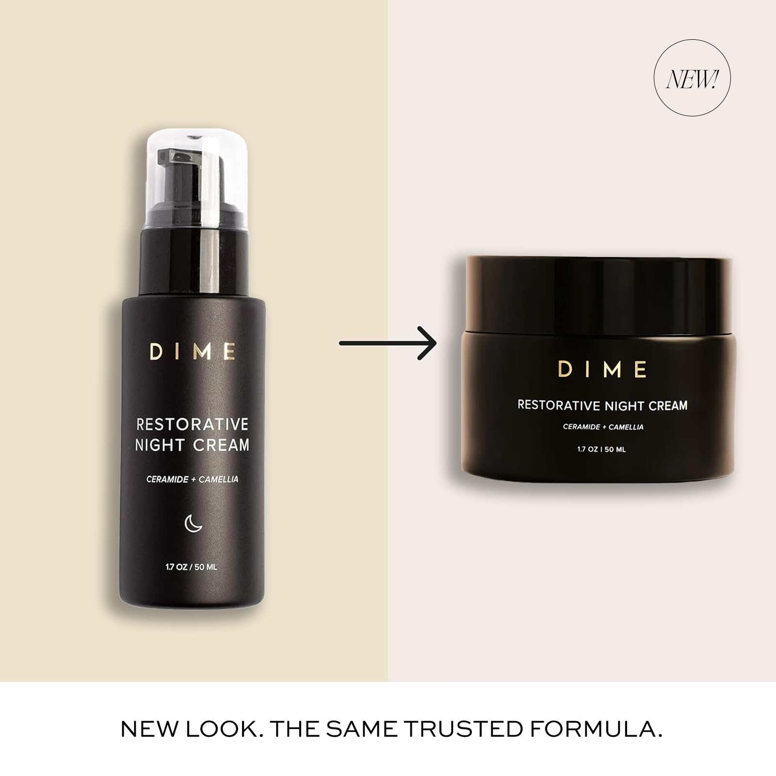 DIME crema textura cremosa sobre fondo blanco, demuestra absorción y suavidad