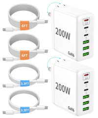 Dimiway cargador frontal pack 2 mostrando los seis puertos y portabilidad