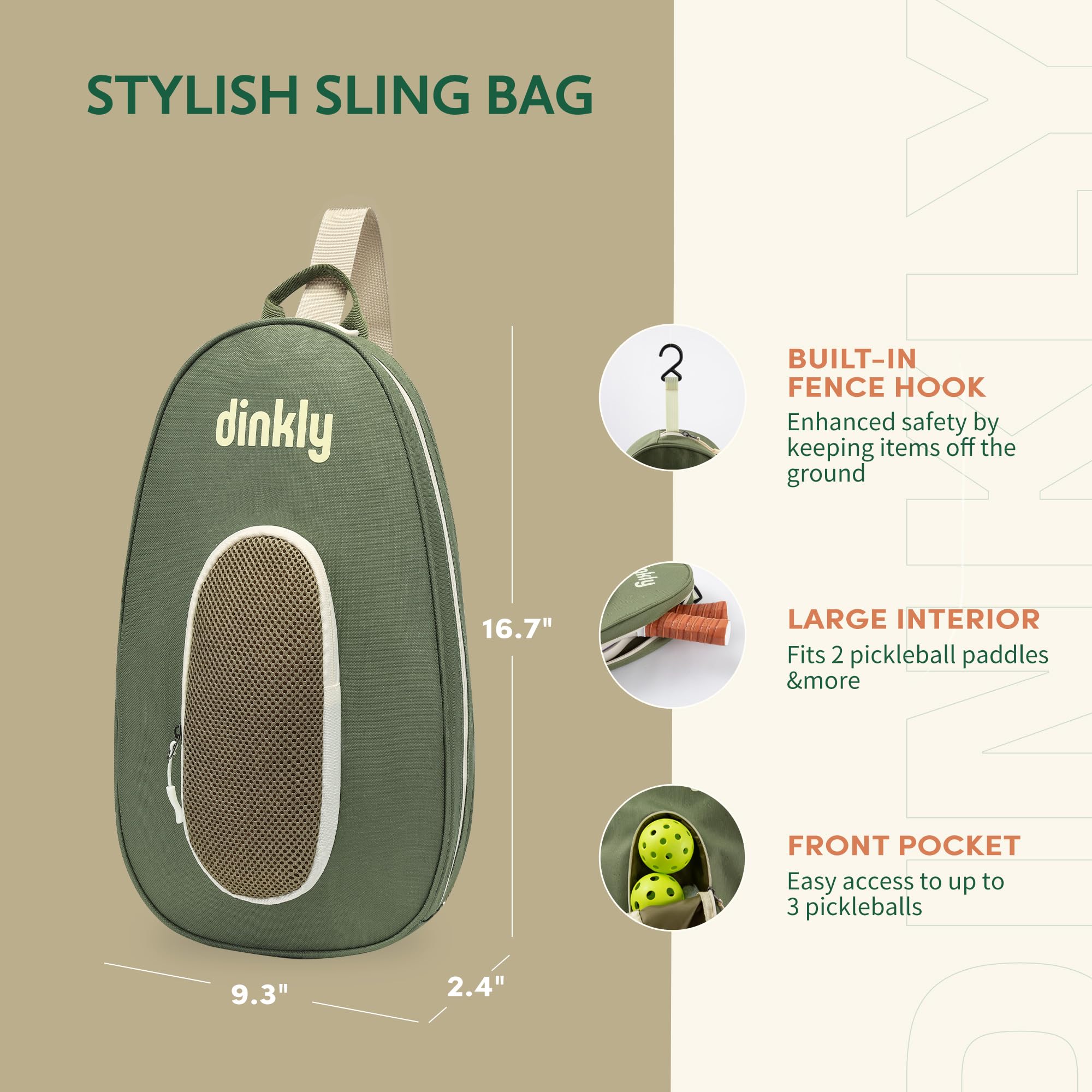 Dinkly pelotas outdoor junto a palas demostrando kit completo