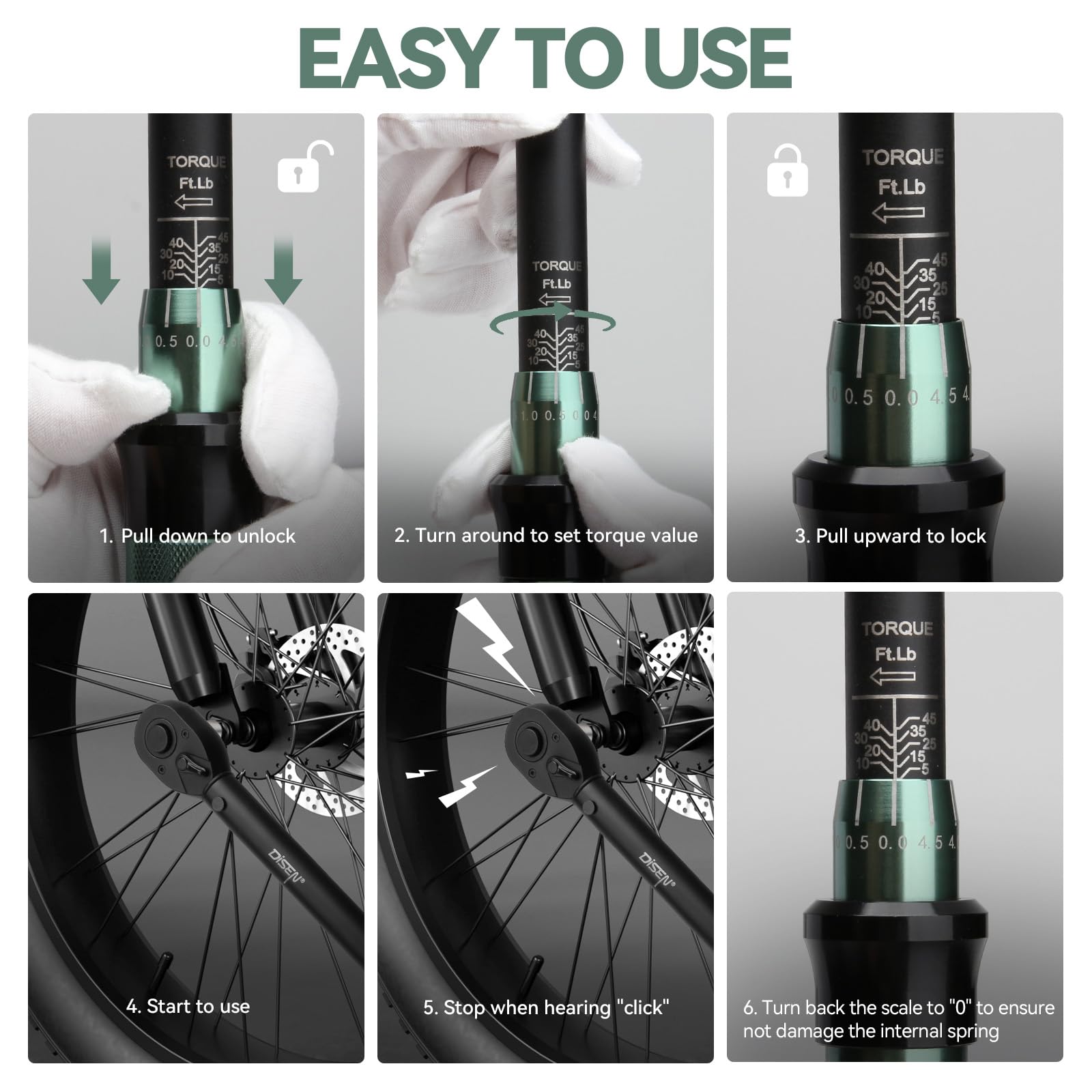 DISEN adaptadores y extensiones dentro del estuche para variedad de aplicaciones mecánicas