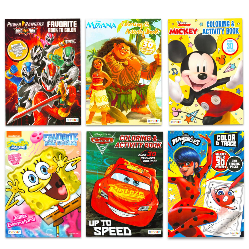 Disney crayons y pegatinas incluidos listos para empezar a colorear