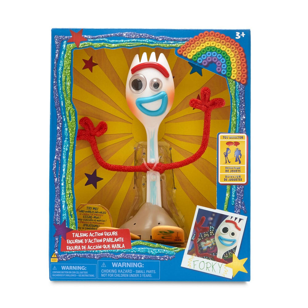 Disney Store Forky con ojos movibles que añade expresividad al juego