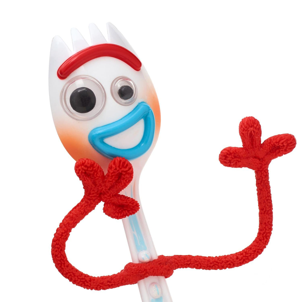 Disney Store Forky botón y etiqueta que facilitan activar frases