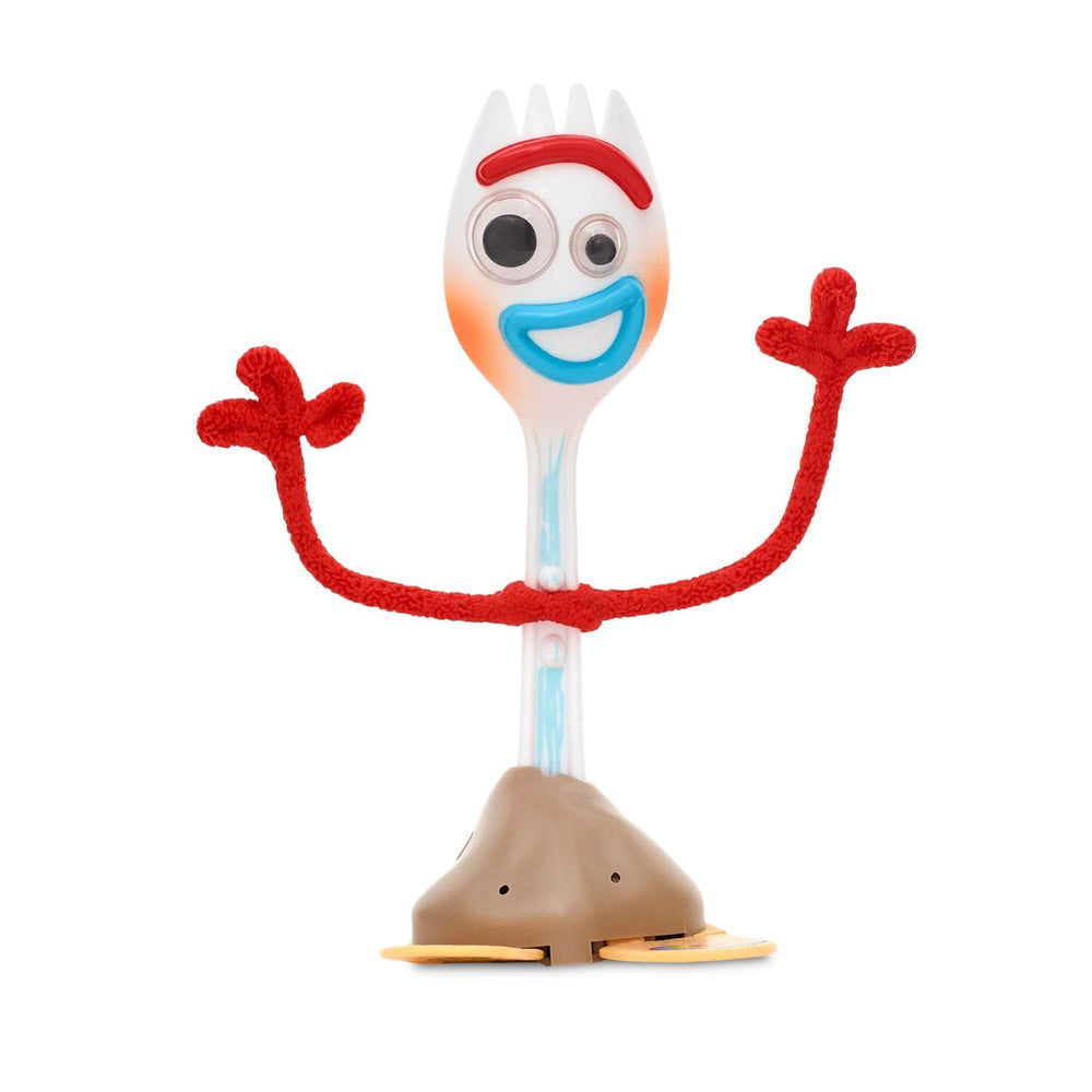 Disney Store Forky frente al empaque mostrando diseño oficial y atractivo