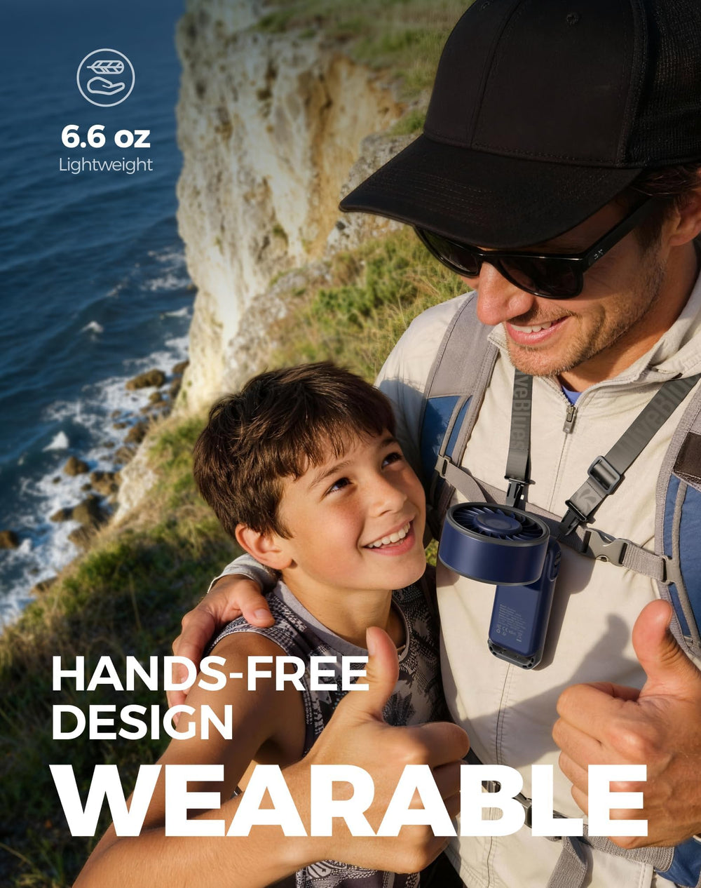 Diveblues Fanzy D6036 mosquetón fijado a mochila para uso manos libres