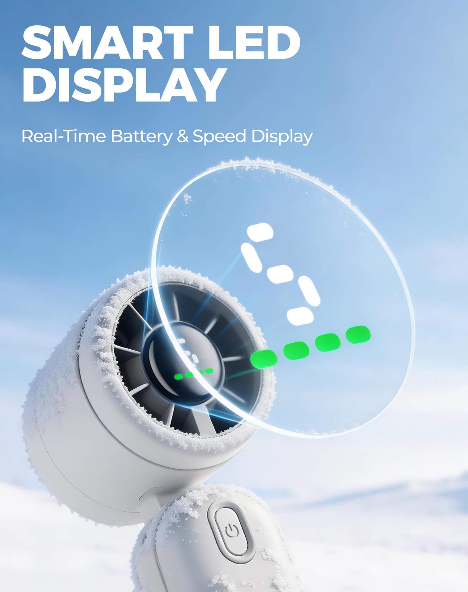 Diveblues pantalla LED y botones que facilitan control silencioso