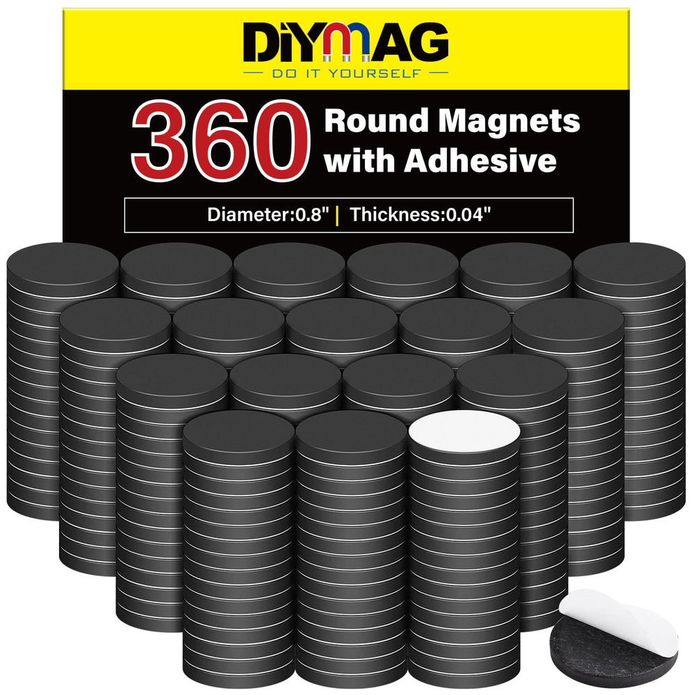 DIYMAG frente del empaque con 360 puntos magnéticos, solución organizada