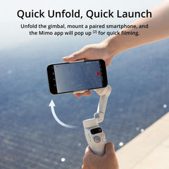 Empuñadura antideslizante DJI Osmo Mobile 7 ergonomía para horas