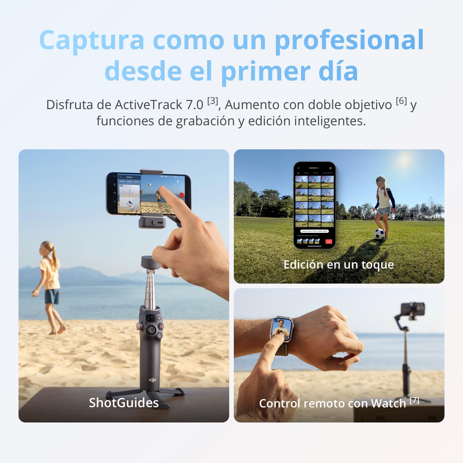DJI Osmo Mobile 8 puerto de carga mostrando carga prolongada útil