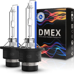 DMEX bombilla D2S frontal mostrando diseño y brillo mejorado