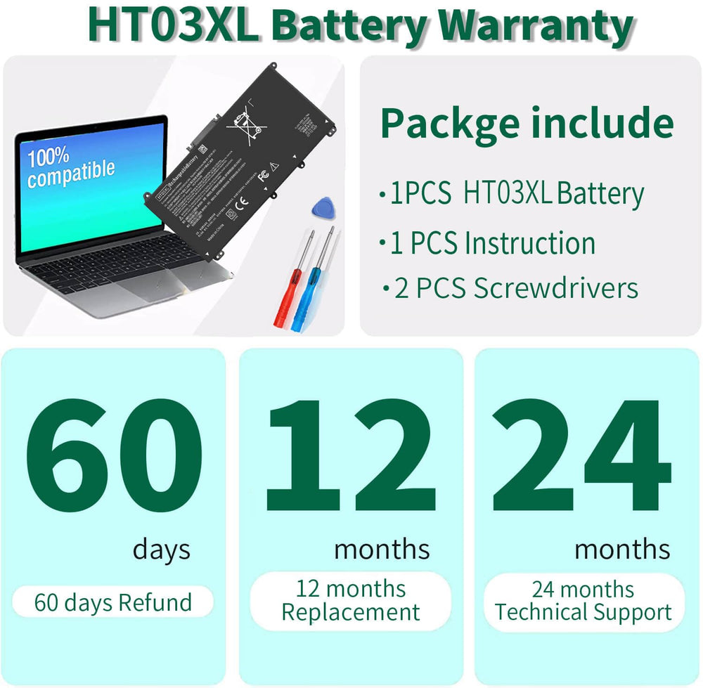DMKAOLLK batería instalada en HP Pavilion, recuperación de autonomía