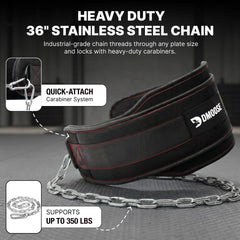 DMoose Fitness d-ring revestido que evita desgaste y mantiene estabilidad