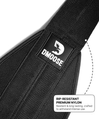 DMoose Fitness mosquetones de acero robustos que aseguran la correa
