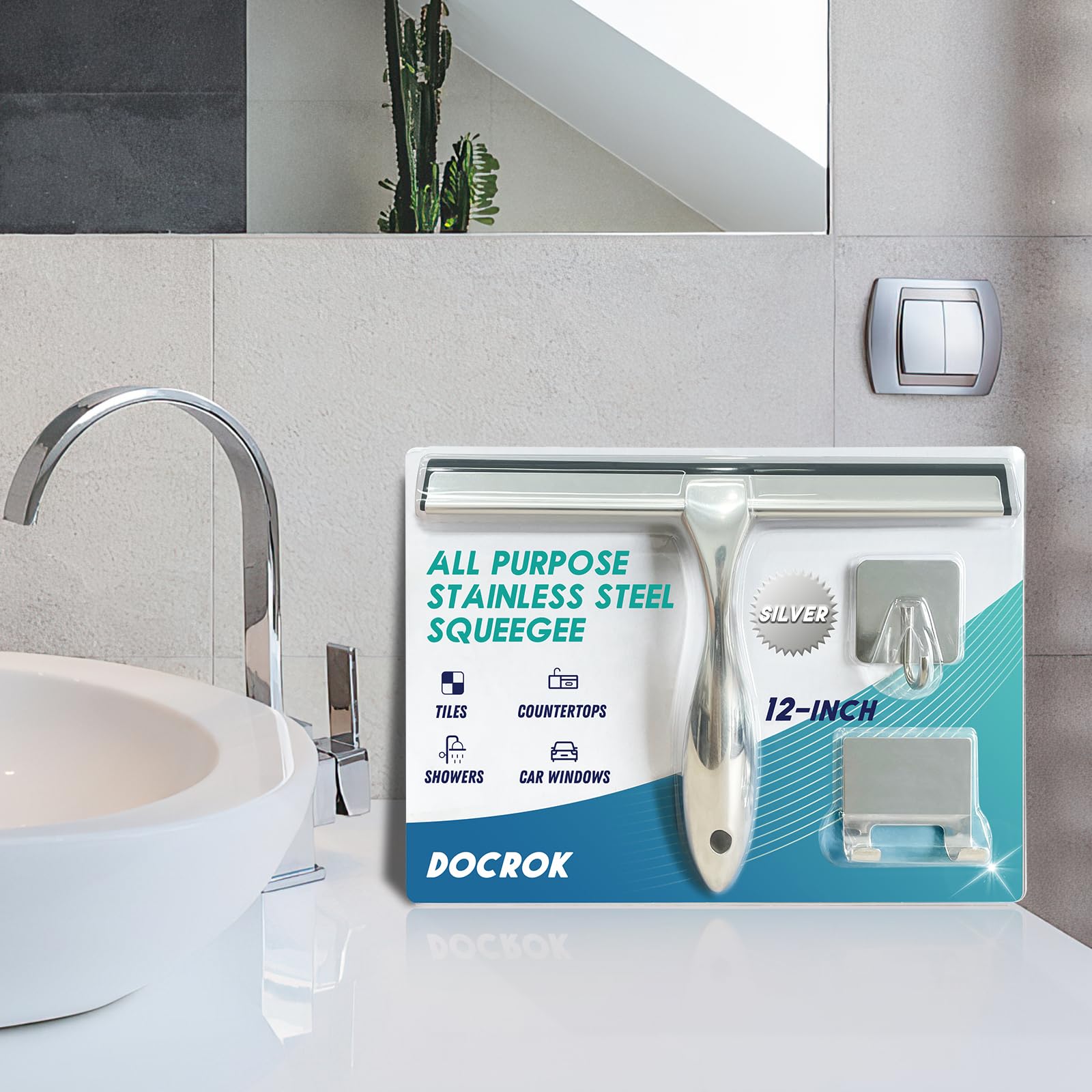 Docrok empaque y etiqueta con información del producto clara y protegida