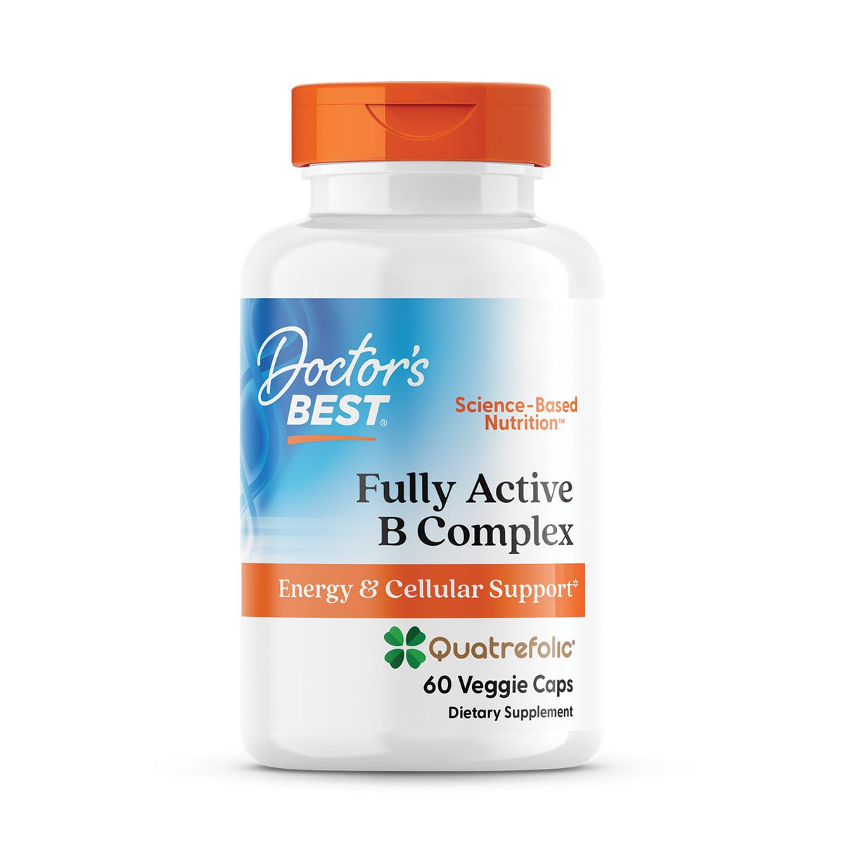 Doctor's BEST frente del empaque mostrando 60 cápsulas y beneficios diarios