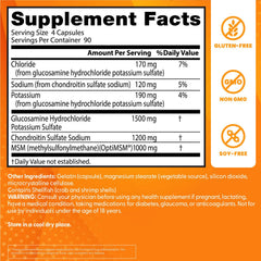 Doctor's BEST etiqueta de ingredientes con dosis y certificaciones legibles