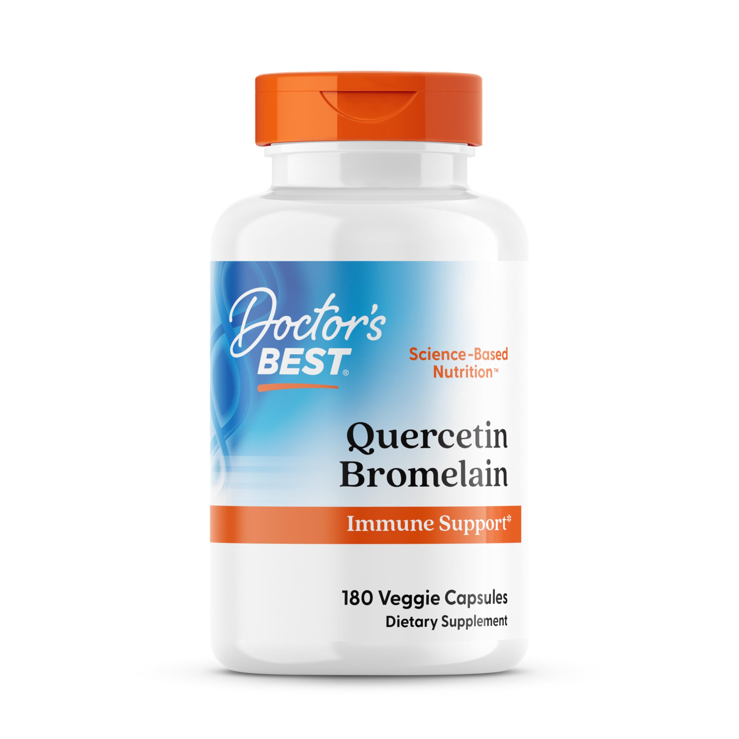 Doctor's BEST frasco delantero con etiqueta clara y beneficio de apoyo natural