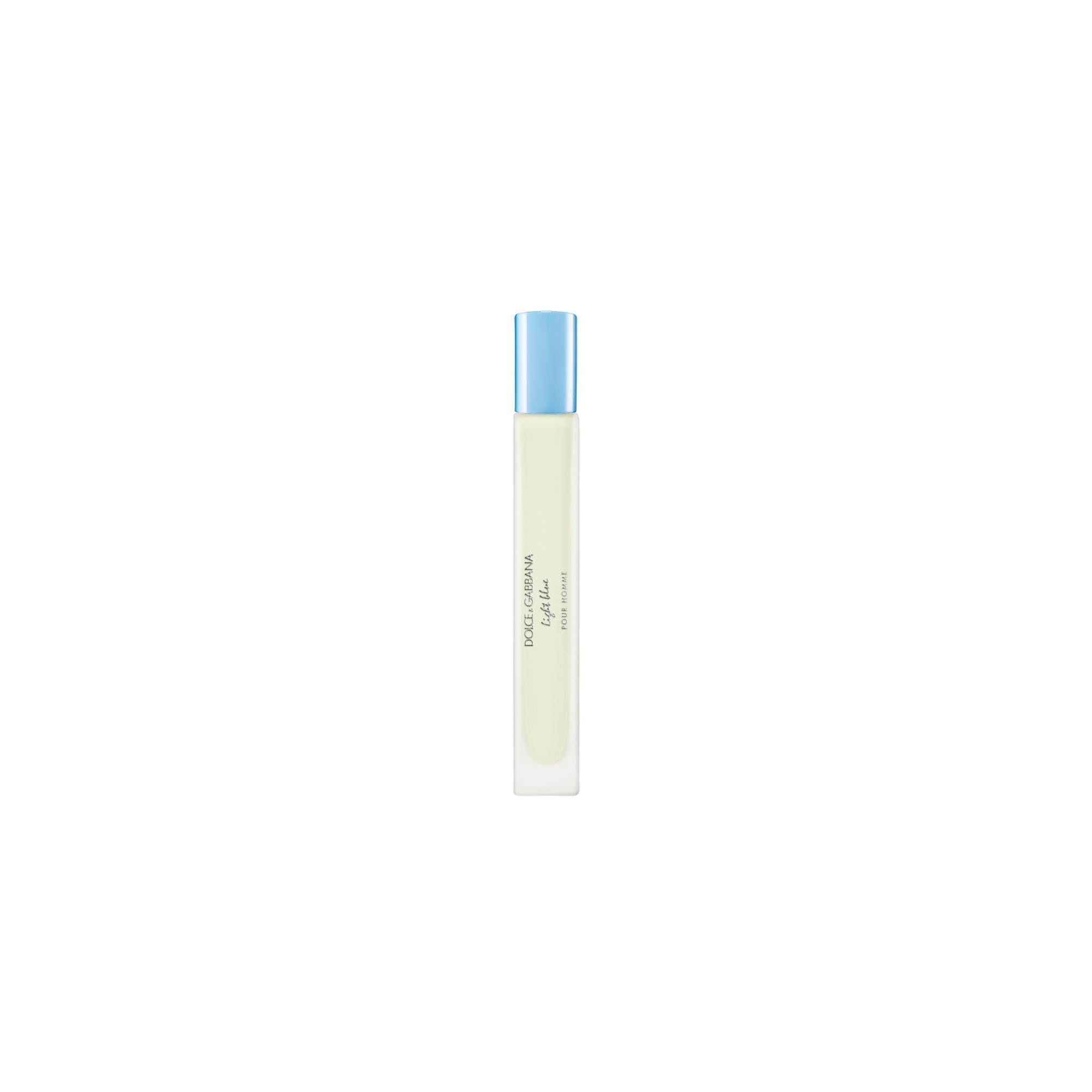 Dolce&Gabbana frasco frontal travel spray 10 ml mostrando diseño compacto y elegante