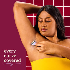 Dollar Shave Club colgador de ducha adhesivo manteniendo la cuchilla seca y accesible