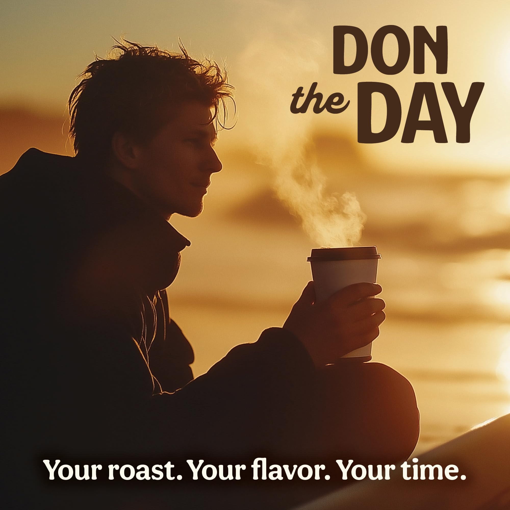 Don Francisco's taza de desayuno con mezcla Kona Blend en ambiente hogareño