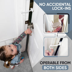Door Monkey en puerta con manilla de palanca, compatible con manillas