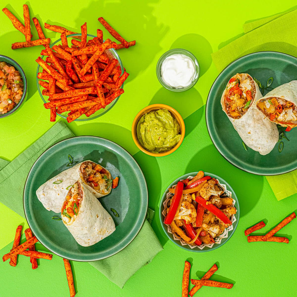 Doritos party table with variety pack offering crowd-friendly snack options