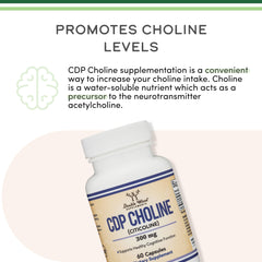 Double Wood CDP Choline cápsula detalle, muestra textura y pureza