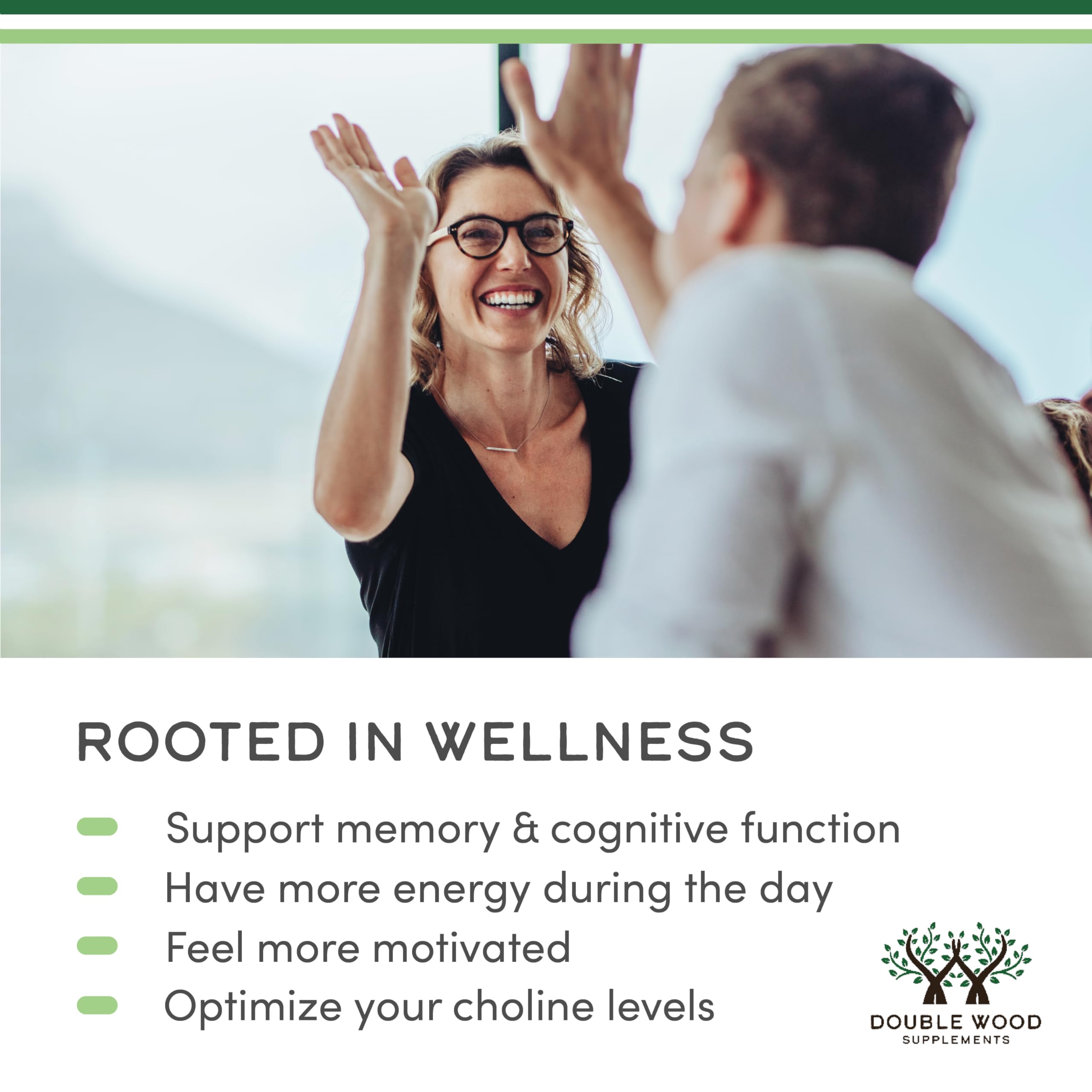 Double Wood comparación de tamaño en mano para ver dosis por cápsula