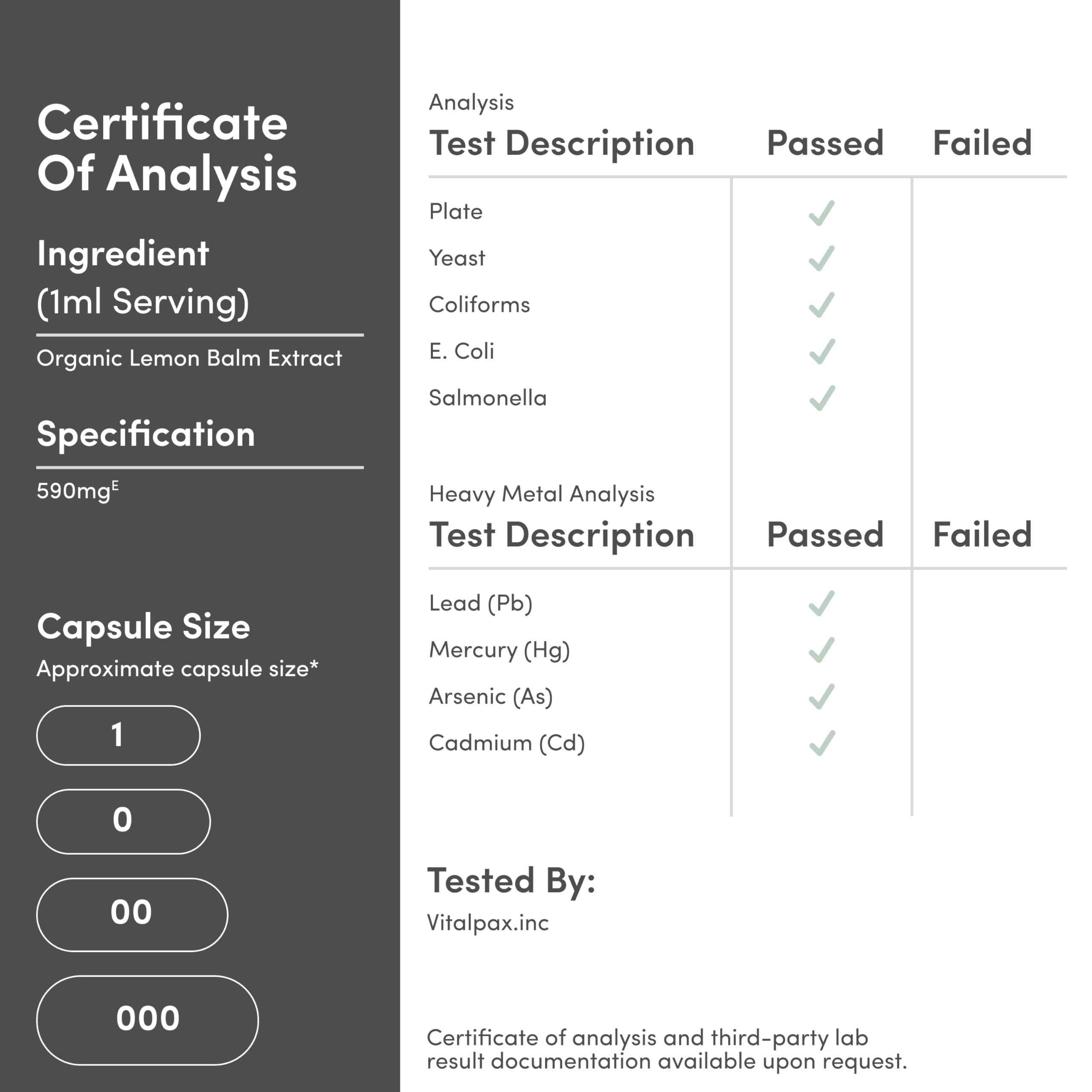 Double Wood etiqueta con certificaciones resaltando pruebas de calidad
