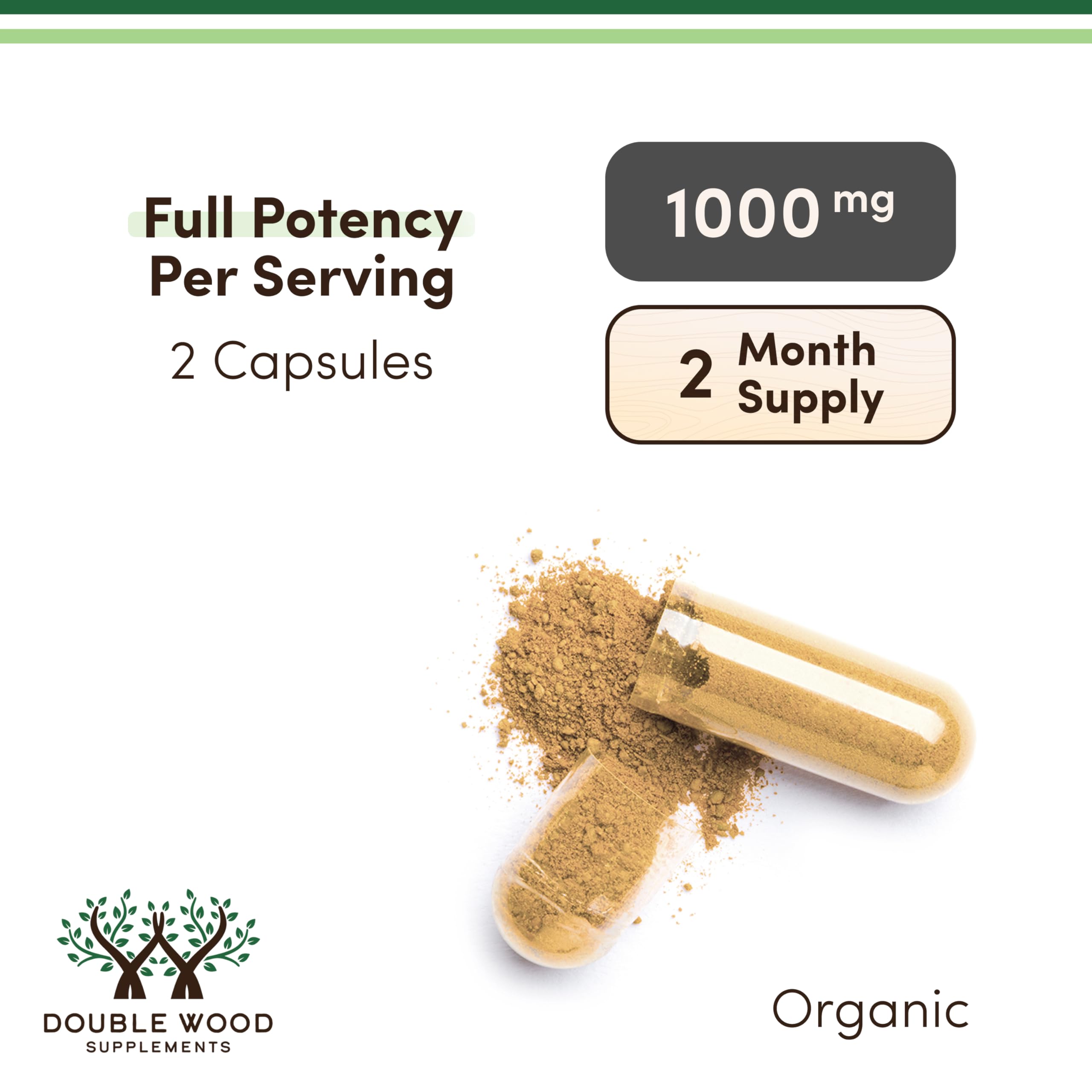Double Wood etiqueta con información nutricional y certificaciones claras