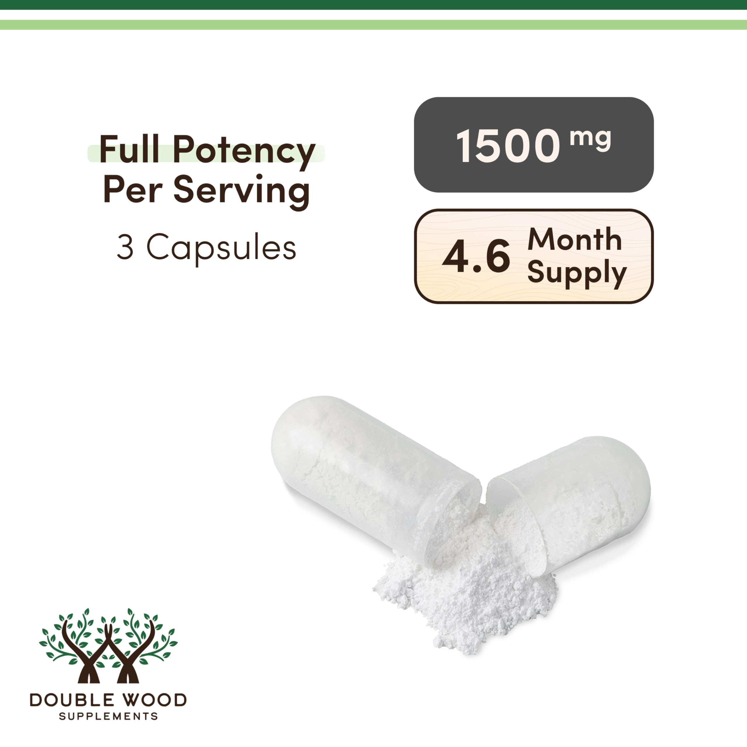 Double Wood Supplements manufactured in USA badge representing quality testing and sourcing