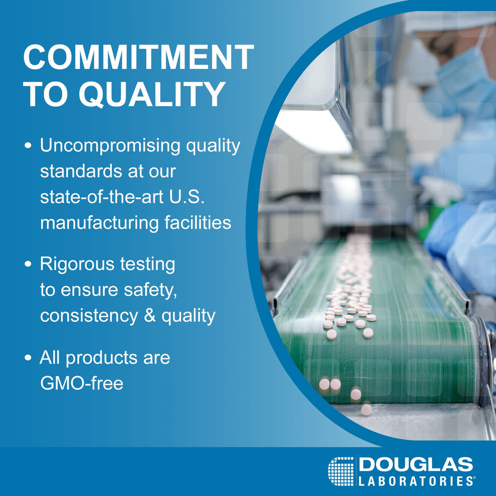 Douglas Laboratories producto en consulta médica transmitiendo uso profesional