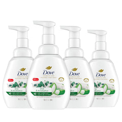 Dove botella frente mostrando diseño y beneficio hidratante