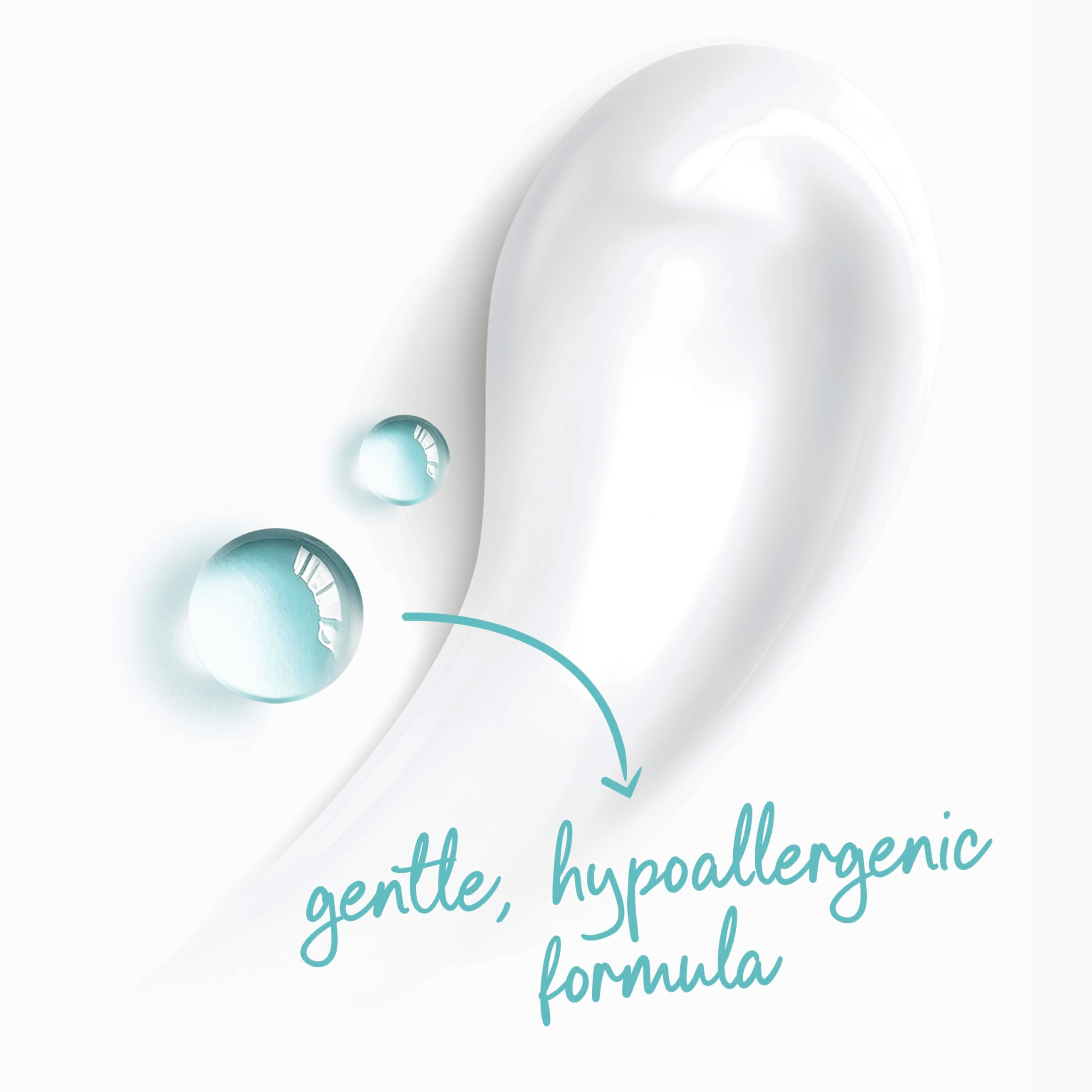 Dove etiqueta con lista de ingredientes y el aspecto hipoalergénico visible